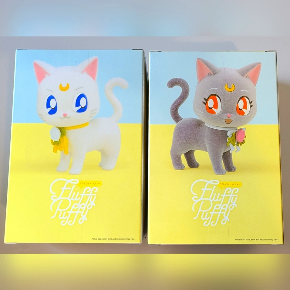 Sailor Moon fluffy puffy Luna and Artemis